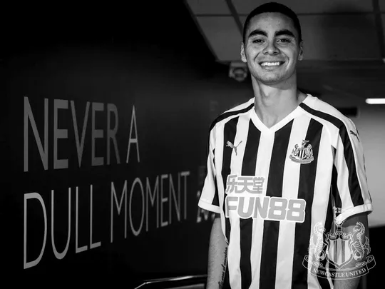 Miguel Almiron signs for Newcastle United for a club record fee.