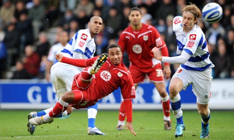 Bristol City's Nicky Maynard scores a wonder goal against Queens Park Rangers