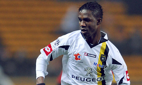 Modibo Maiga in action for Sochaux in Ligue 1