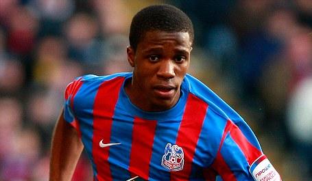 Wilfried Zaha in action for Crystal Palace in the nPower Championship