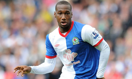 Junior Hoilett in action for Blackburn Rovers on Saturday