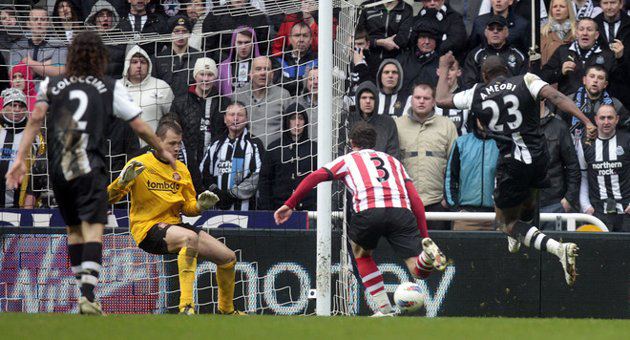 Shola Ameobi stabs one home in the 91st minute