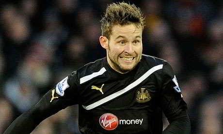 Yohan Cabaye does some tracking back away at Fulham 