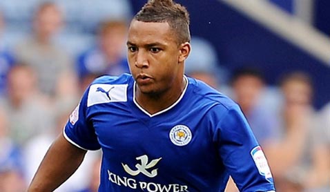 Liam Moore in action for Leicester City