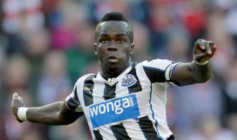 Cheick Tioté in action for Newcastle United