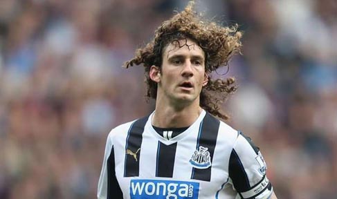 Fabricio Coloccini in action for Newcastle United