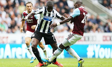 Moussa Sissoko in action against West Ham