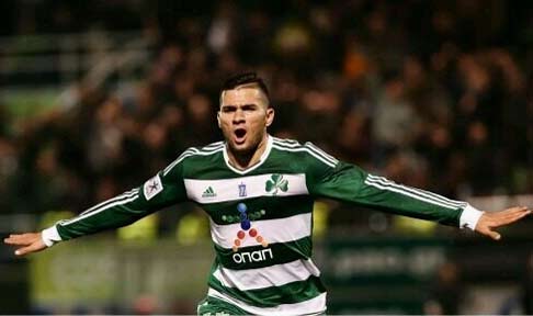 Mehdi Abeid in action for Panathinaikos