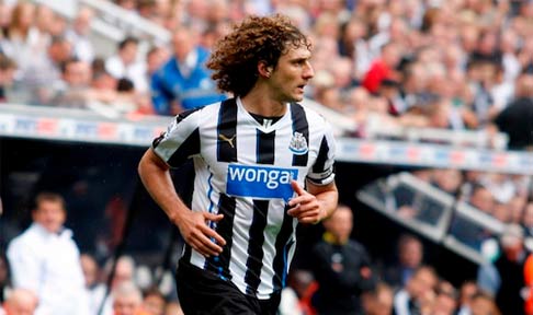 Fabricio Coloccini in action for Newcastle United against Cardiff City