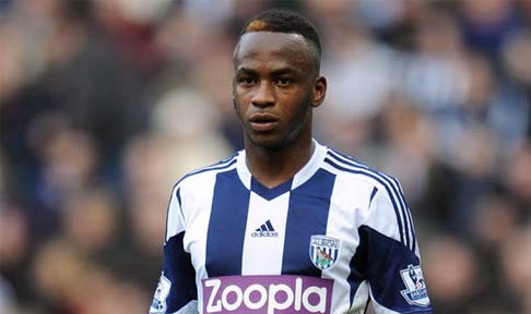 Saido Berahino in action for West Brom