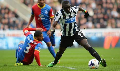 Papiss Cisse in action against Crystal Palace