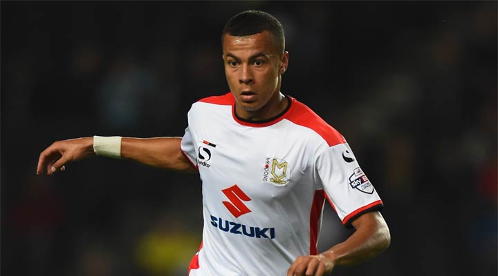 Dele Alli in action for MK Dons